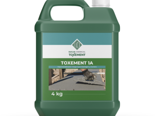 Garrafa de Toxement 1A - Impermeabilizante líquido para concreto y mortero