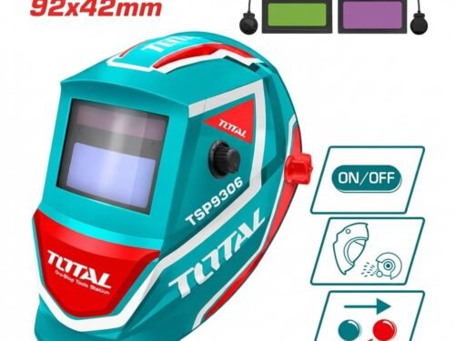Careta de soldar automática 2 sensores Total Careta de soldar con oscurecimiento automático y 2 sensores
