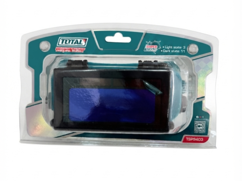 Lente para Soldadura con Oscurecimiento Automático Lente para soldadura con oscurecimiento automático y dos sensores para protección visual profesional.