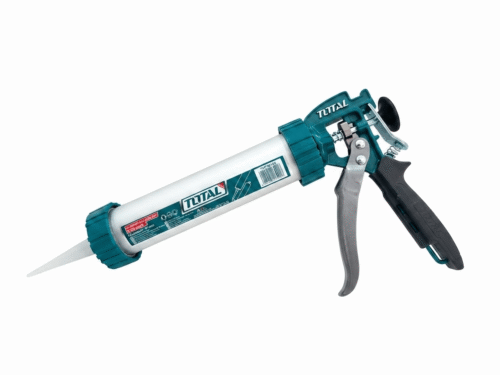 Pistola calafateadora Total de aluminio de 9 pulgadas para aplicación de silicona.