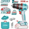 Taladro Percutor Inalámbrico 20V 55Nm Total