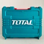 Taladro percutor inalámbrico Total 20V 55Nm con 2 baterías y accesorios.