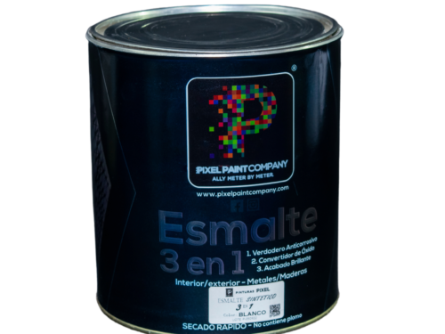 Lata de Esmalte 3 en 1 Pinturas Pixel - Esmalte anticorrosivo